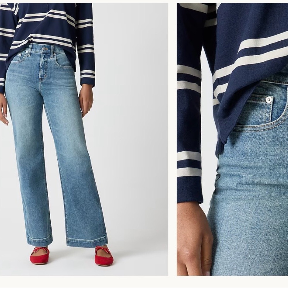 J. Crew Light Blue Flare Jeans